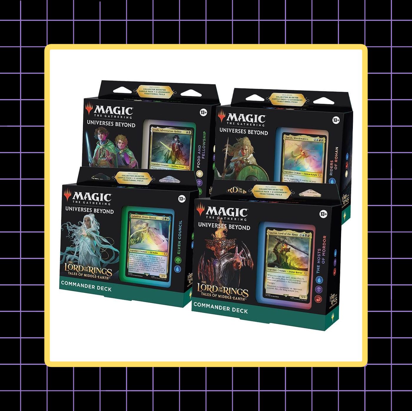 The Lord of the Rings: Tales of Middle-earth Commander Decks [Set of 4]