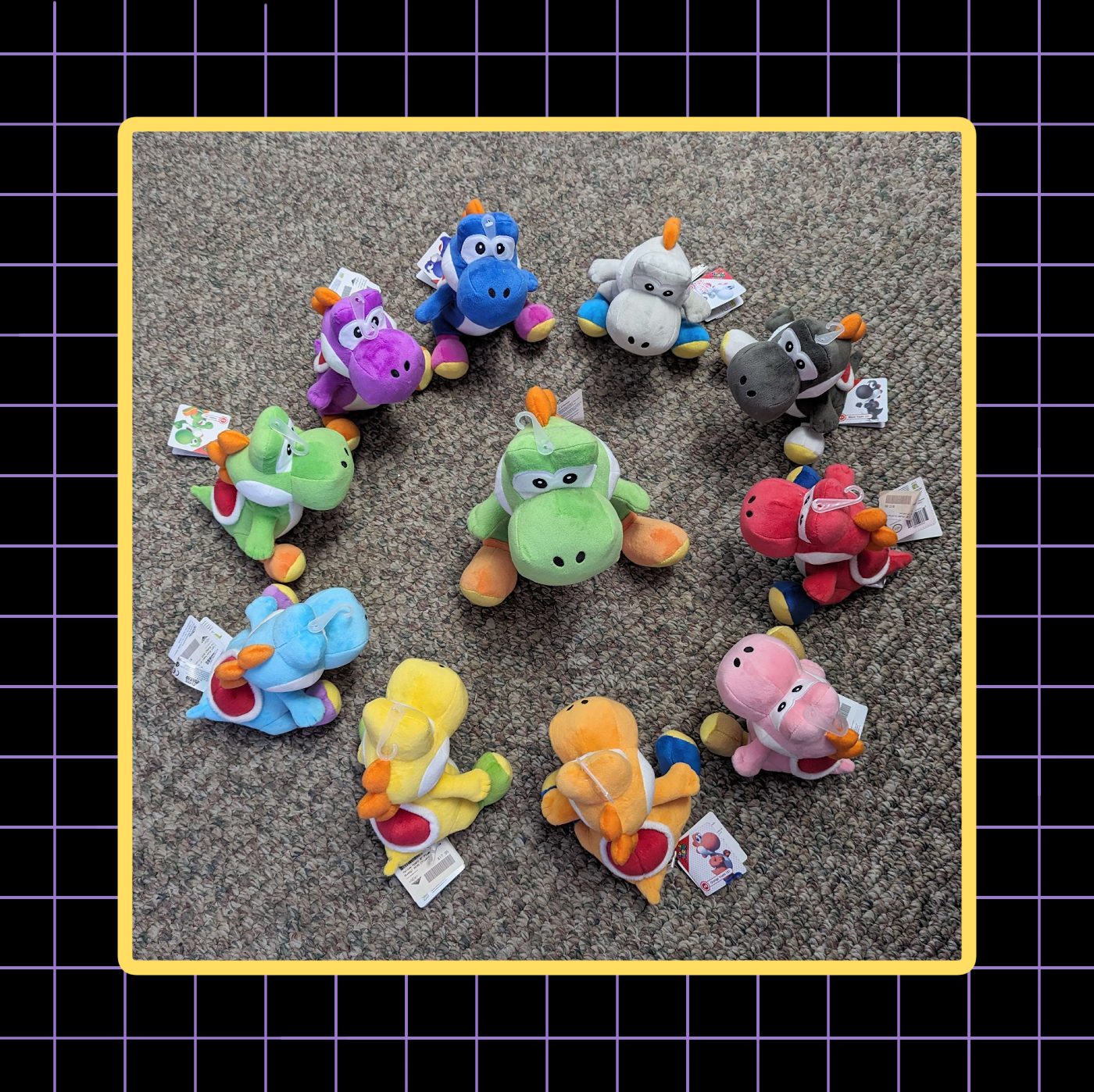 Yoshi 8" Plush (Various Colors)